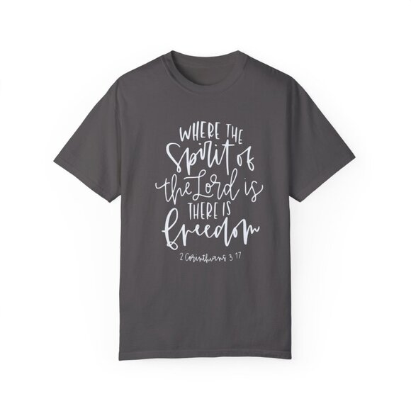 WHERE THE SPIRIT OF THE LORD IS GRAPHIC TEE - Picture 2 of 5